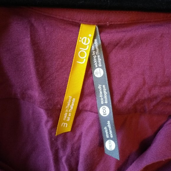 Two Color Button Up Tunic Top - Picture 2 of 3